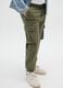Boys' Stretch Cotton Blend Green Trousers_4