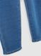 Girls' Blue Cotton Blend Skinny Jeggings_3
