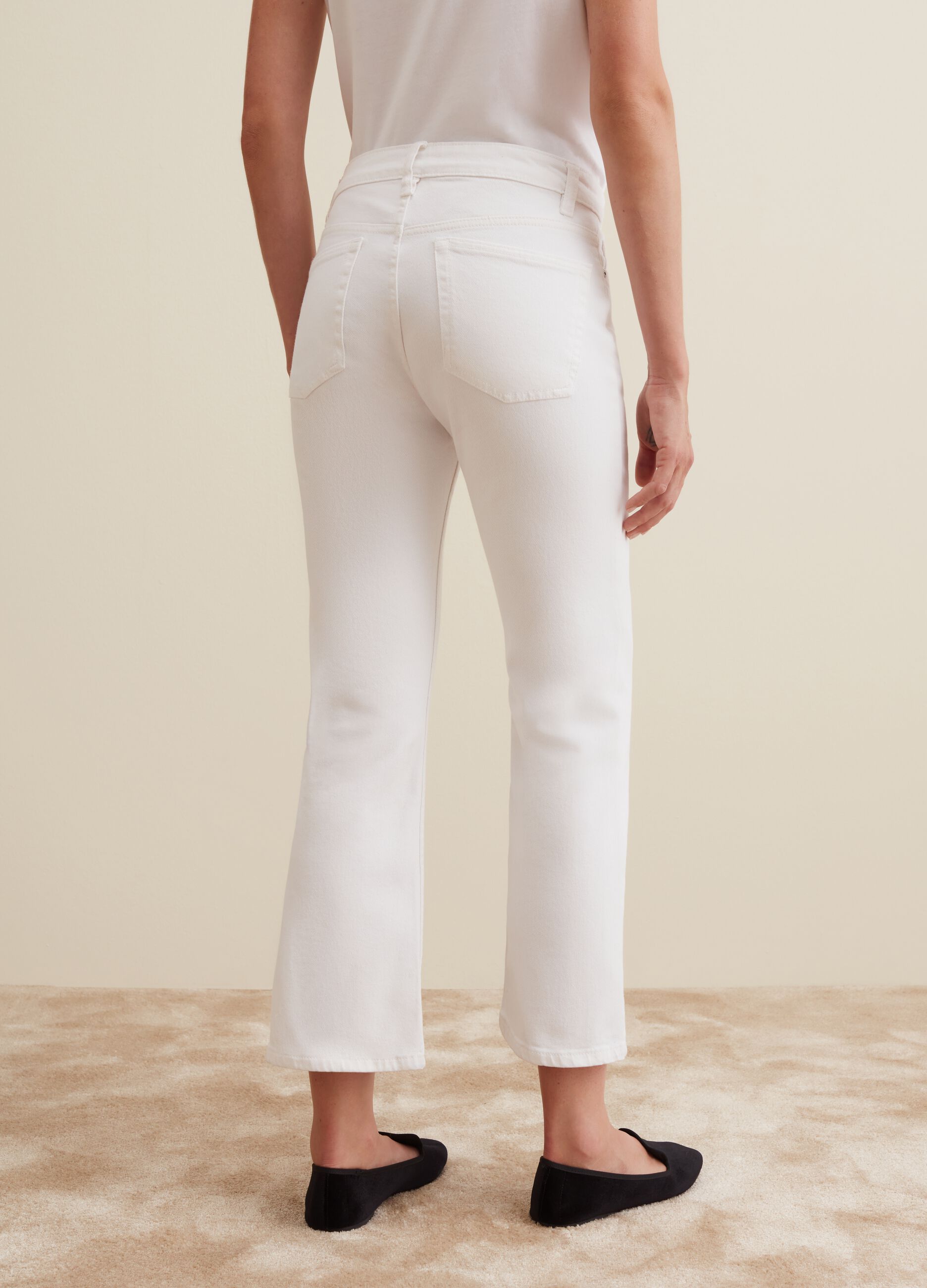 Jeans flare bianchi sales