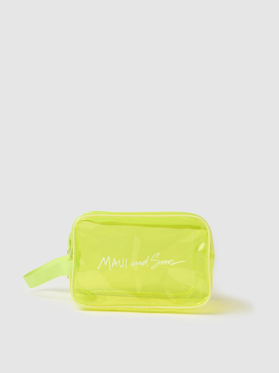 Transparent Plastic Maui Toiletry Bag_0