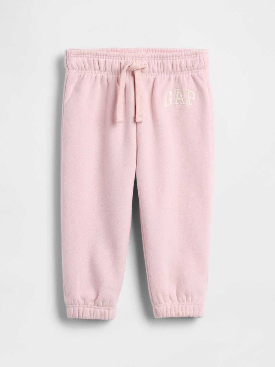 Pink unisex trousers for babies_0