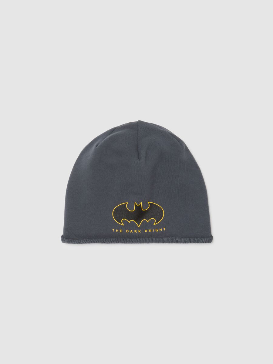 Cappello da bambino in cotone elasticizzato grigio_0