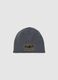 Grey Stretch Cotton Kids' Hat_0