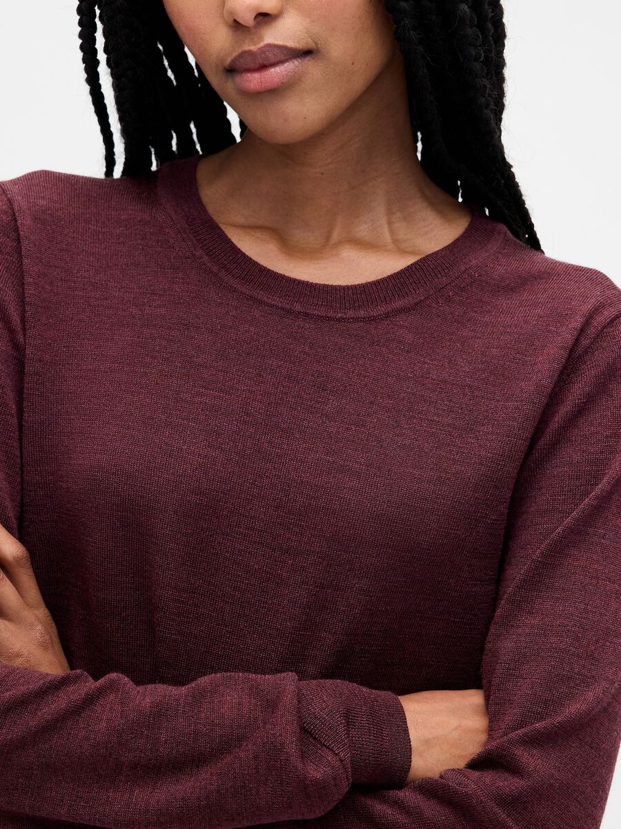 Purple pure wool jumper_3