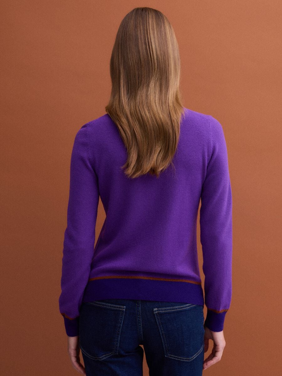 Purple pure wool crew-neck jumper_3