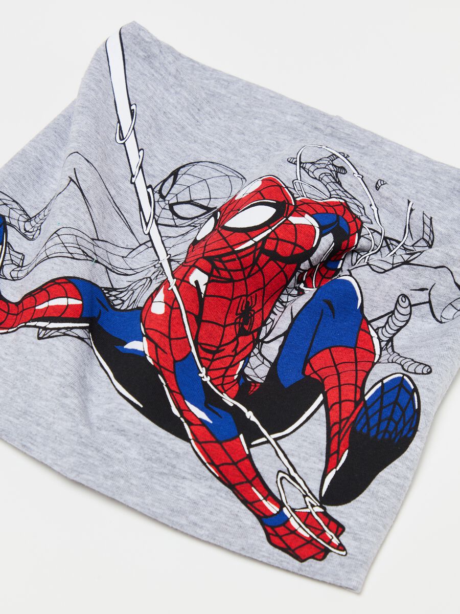 Scaldacollo stretch con stampa Spider-Man_0