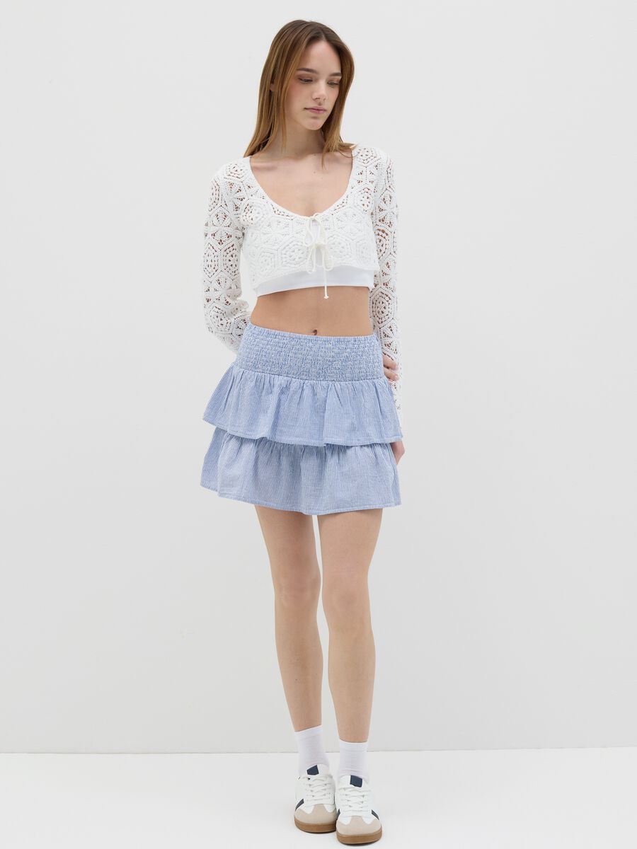 White crochet cardigan with laces_1