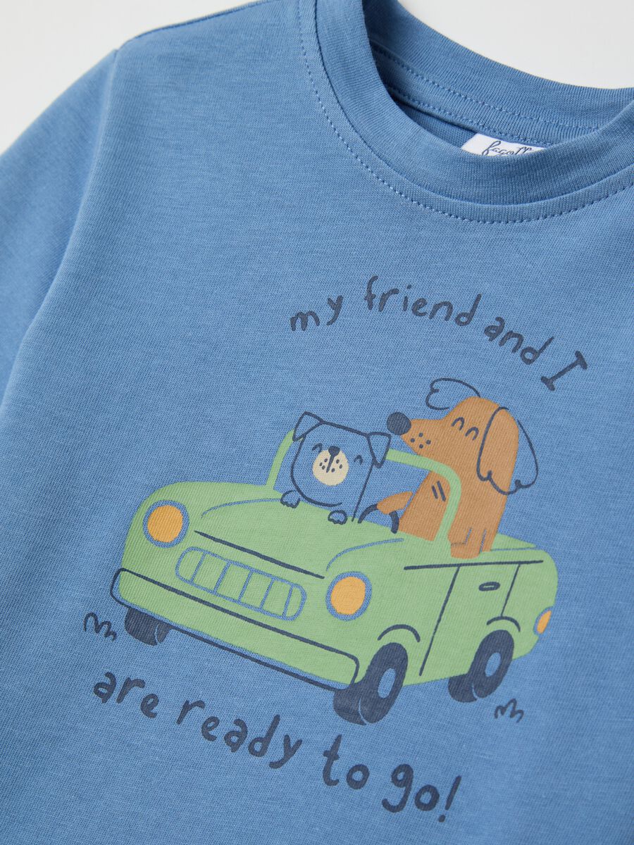 Cotton T-shirt with print_3