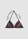 Black triangle bikini top in stretch fabric_4