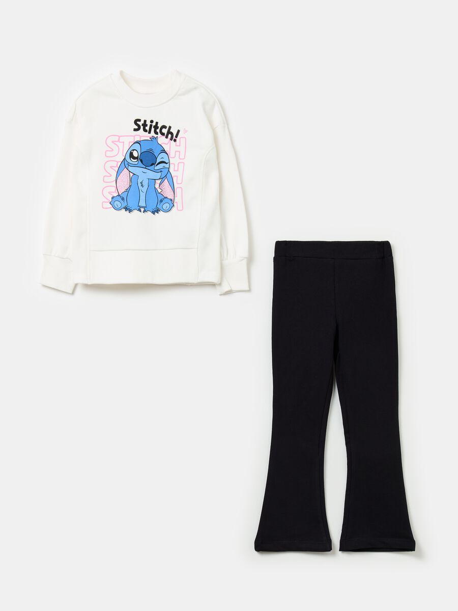 Jogging set with Stitch print and diamantès_0