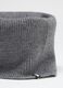 Heavy Grey Acrylic Blend Neck Warmer_2