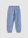 Kids' Blue Jogger Pants in Pure Cotton Regular Fit_1