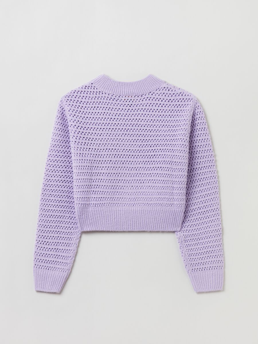 Pullover cropped traforato_1