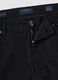Pantaloni neri in twill di cotone elasticizzato slim fit_5