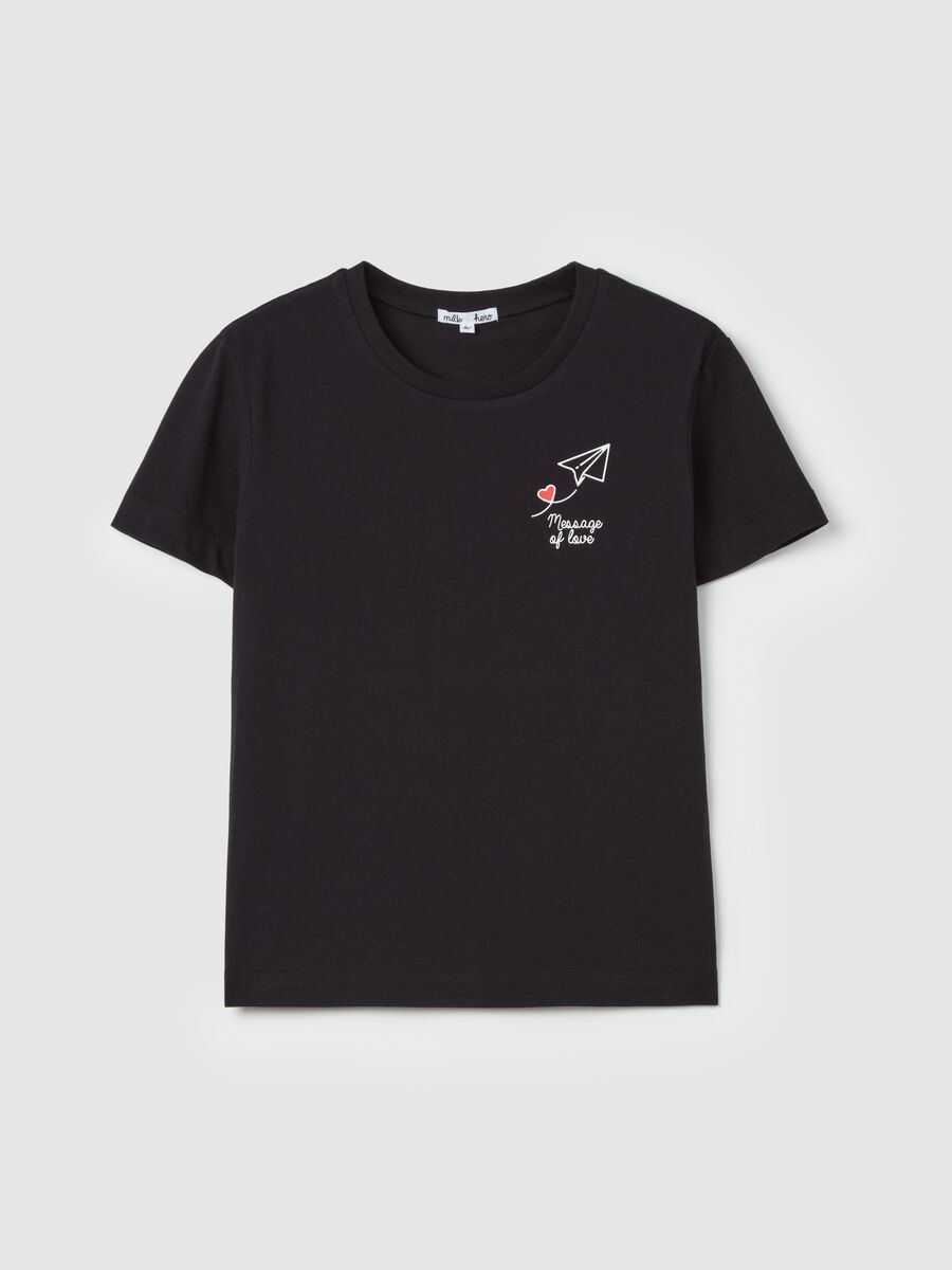 Cotton T-shirt with print_4