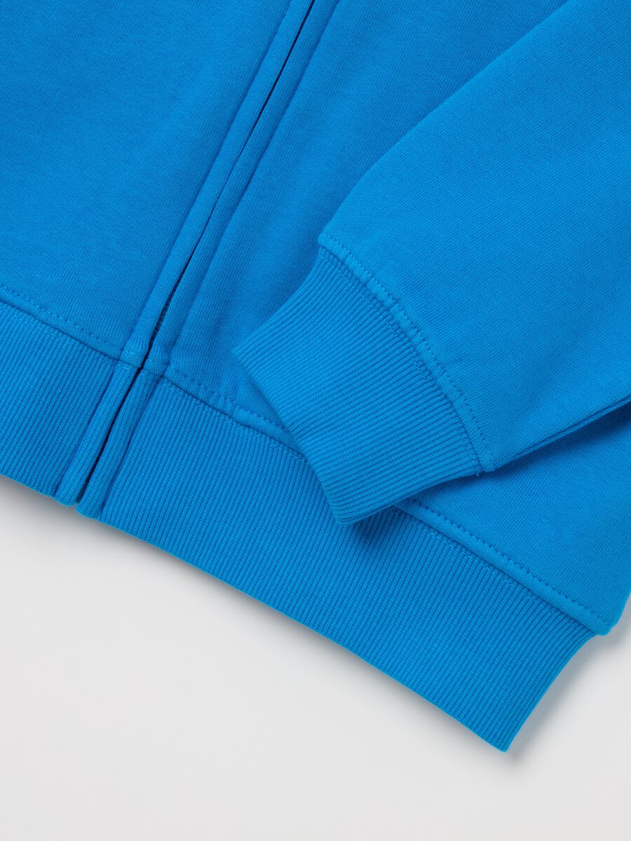 Full-zip sweatshirt in French terry with hood_3