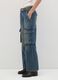 Pure Cotton Denim Cargo Trousers_2