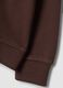Brown pure cotton crew-neck sweatshirt_3