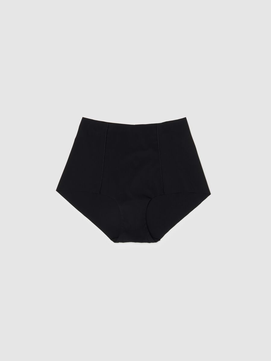 High-waisted black briefs_4