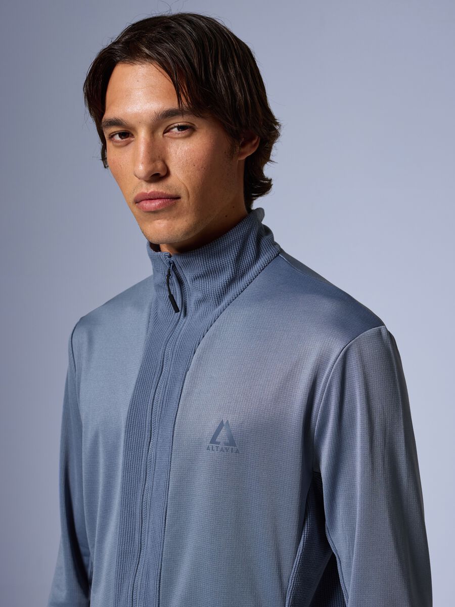 ALTAVIA FULL ZIP WAFFLE FLEECE WITH DEBORAH COMPAGNONI_2