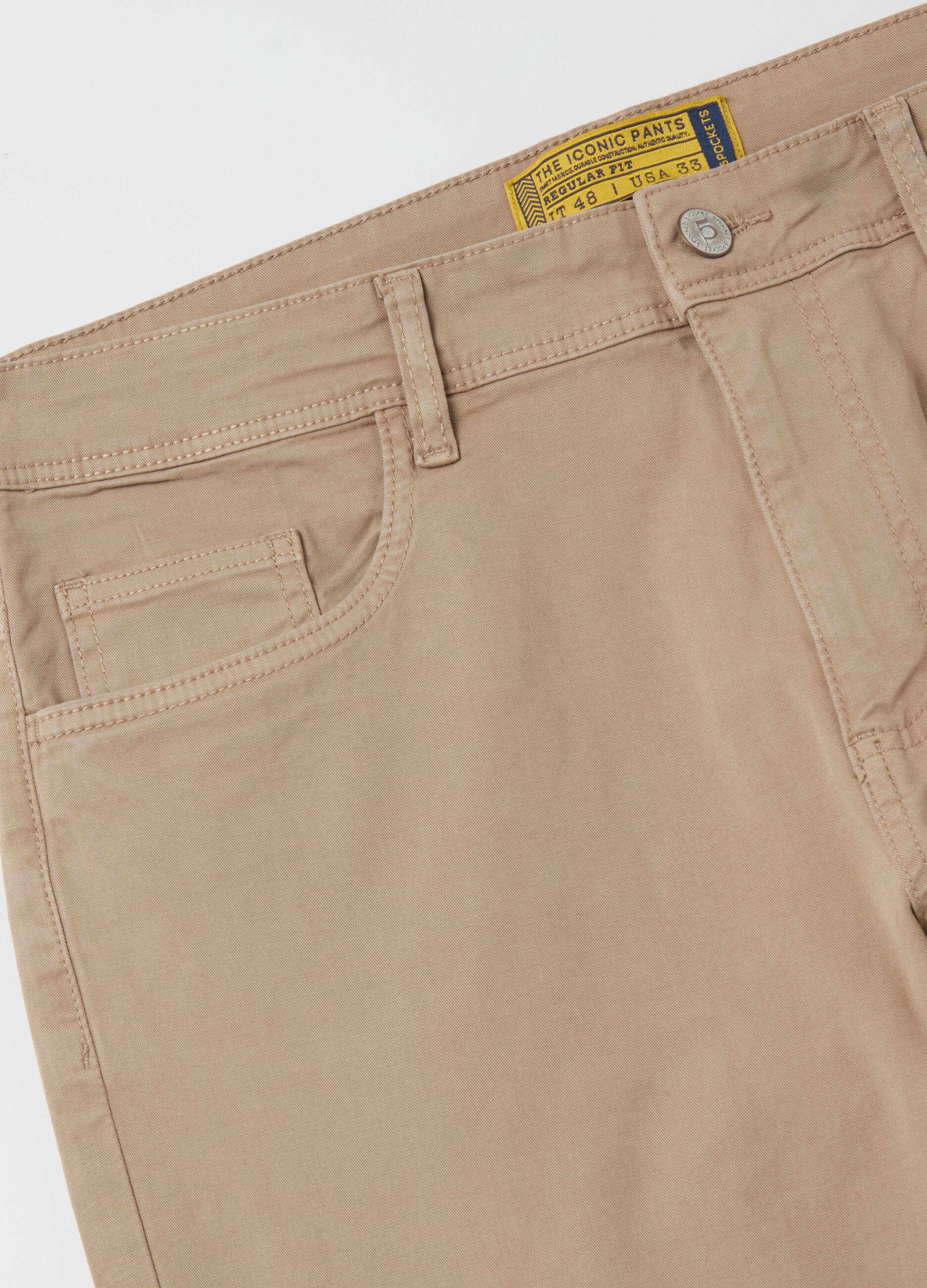 Regular-fit trousers with five pockets