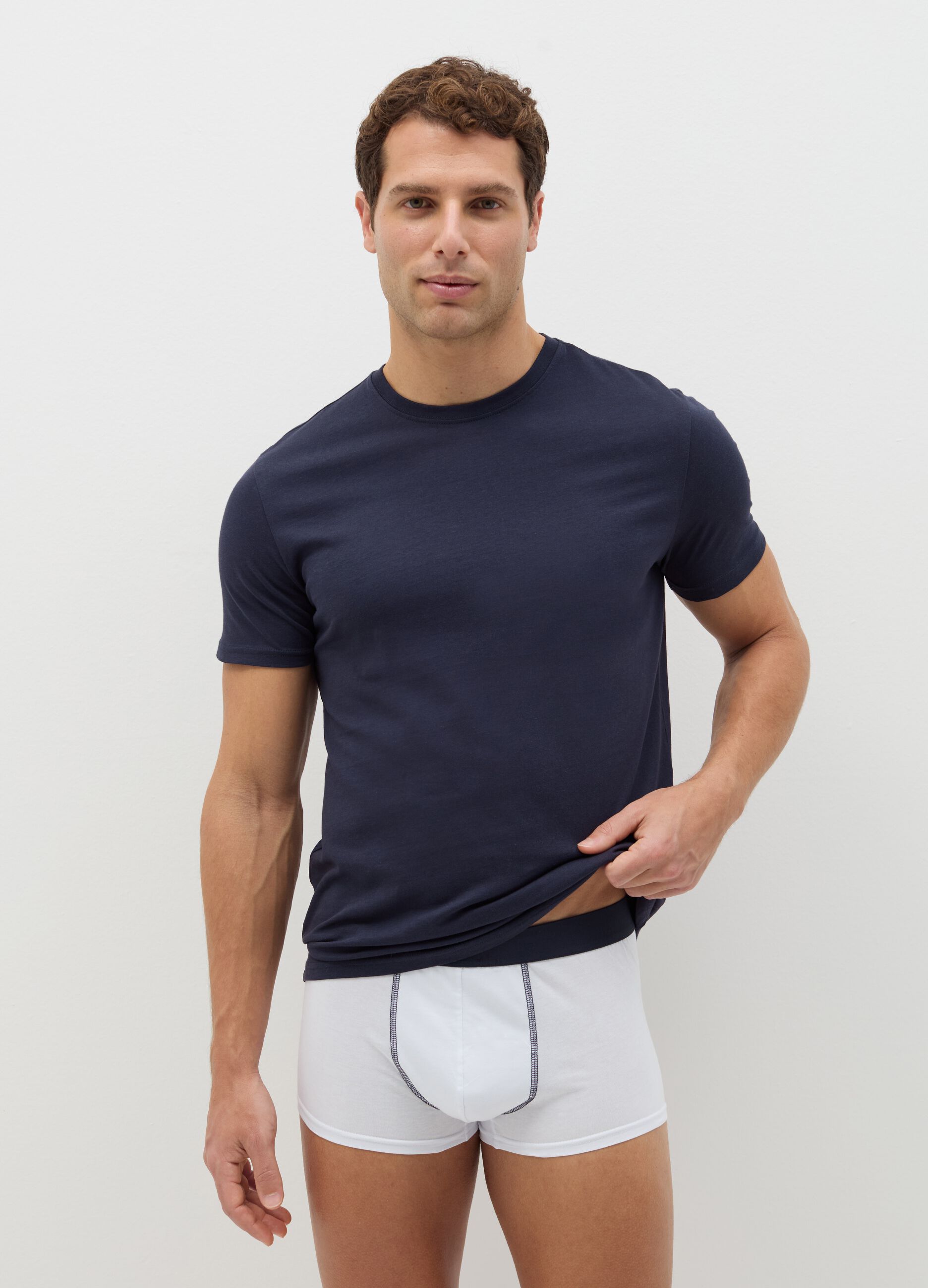 Five-pack cotton boxer shorts