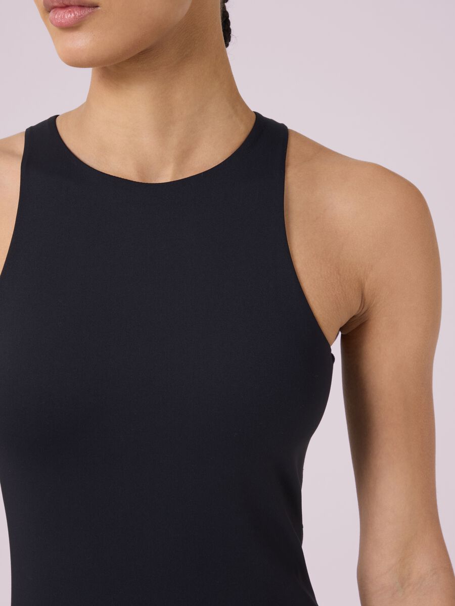 Sleeveless bodysuit in stretch fabric ALTAVIA STUDIO_3