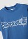 Blue oversized pure cotton crew-neck Dragon Ball T-shirt for boys_2
