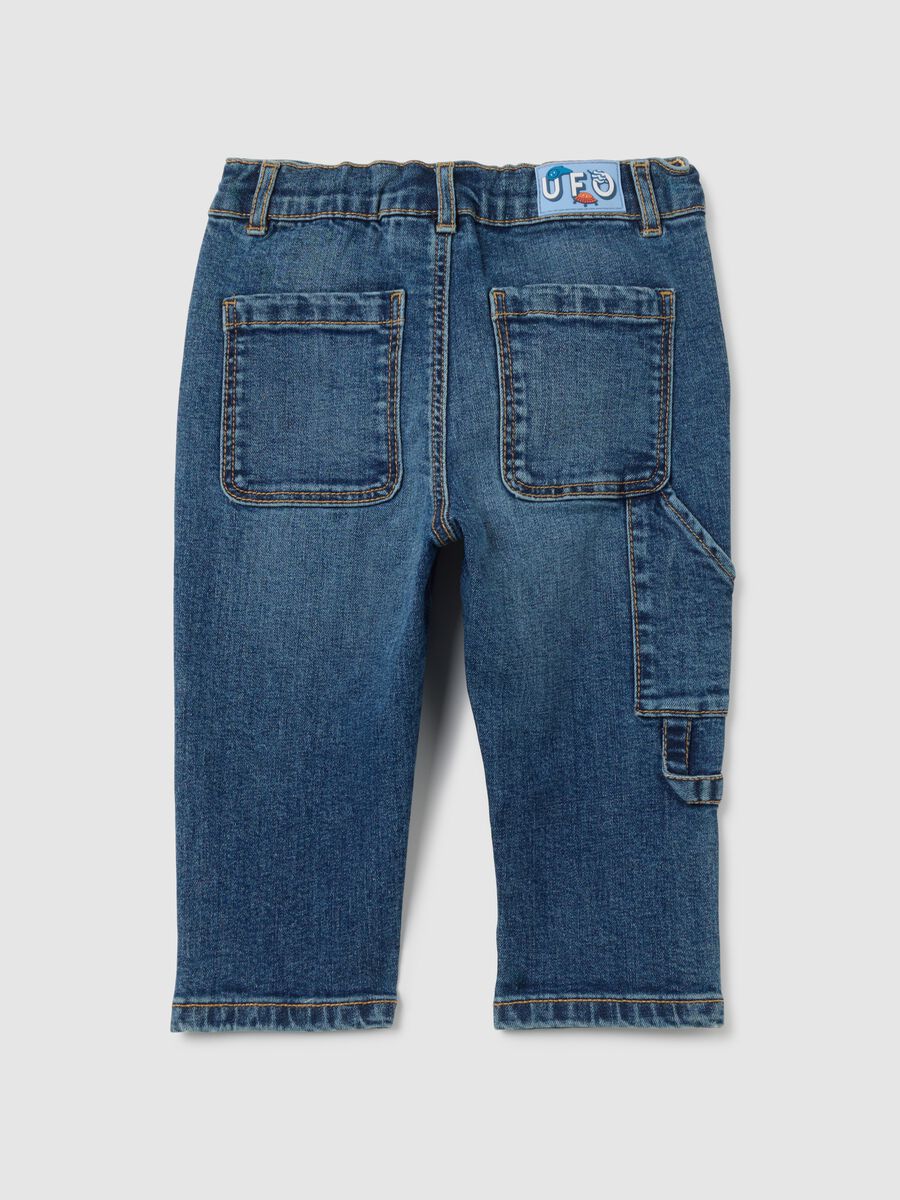 Children's Light Denim Regular Fit Trousers_1