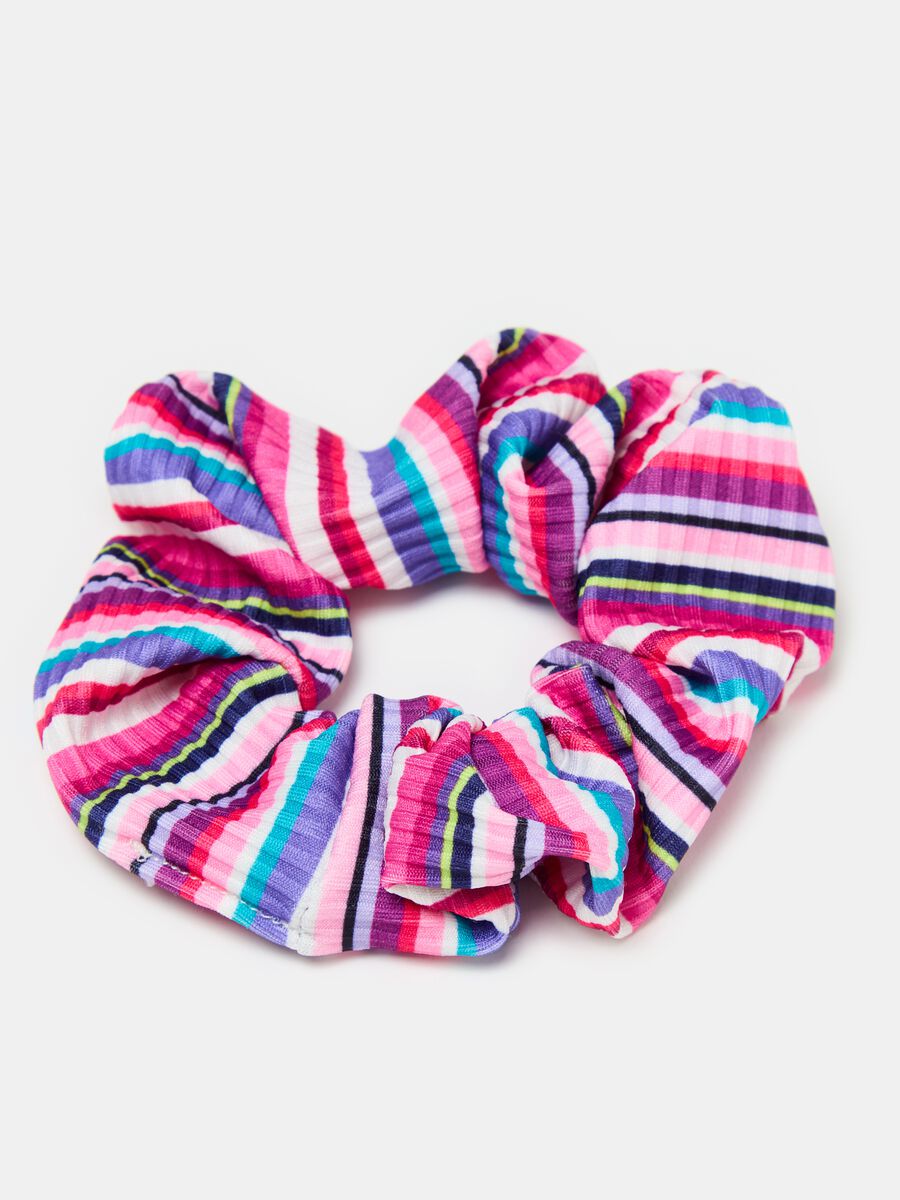 Two-pack hair scrunchies with print_1