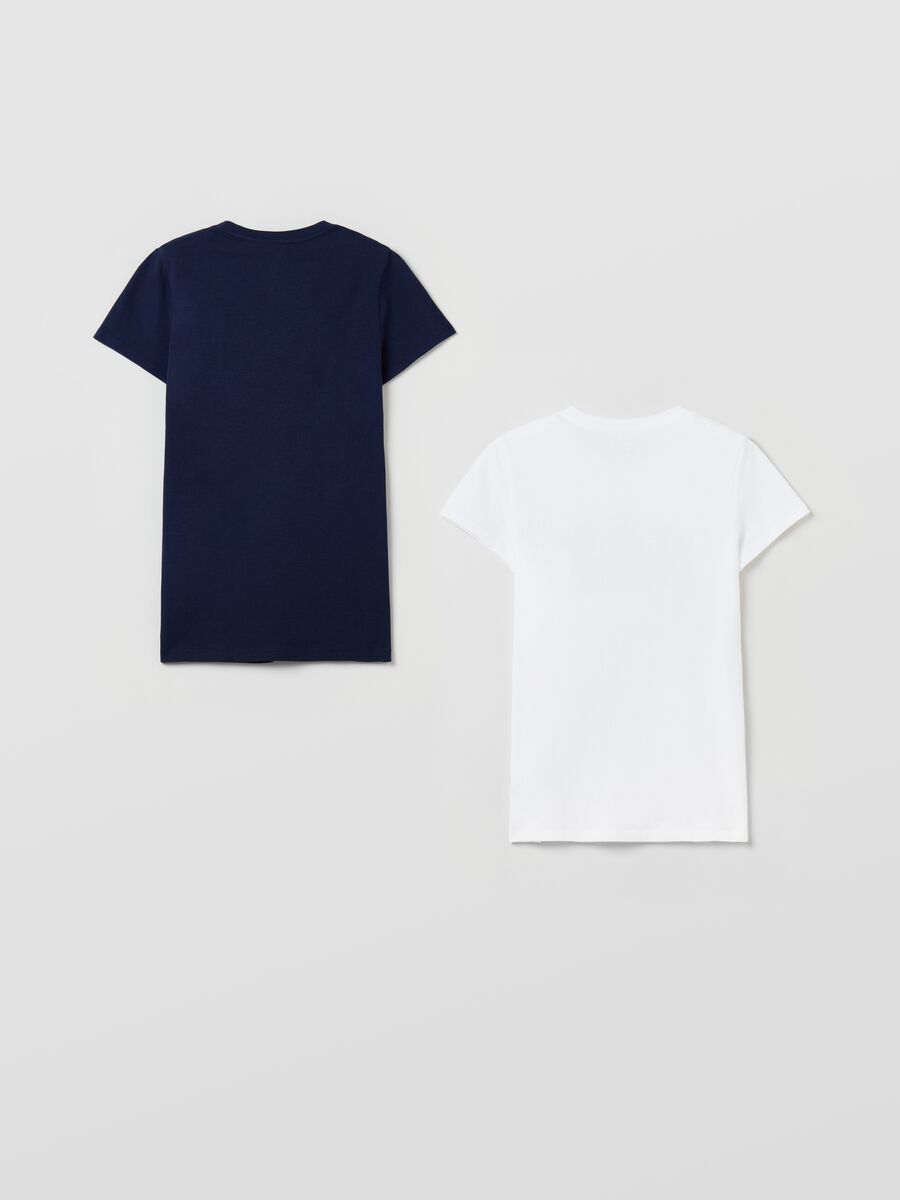 Two-pack T-shirts in jersey with logo print_3