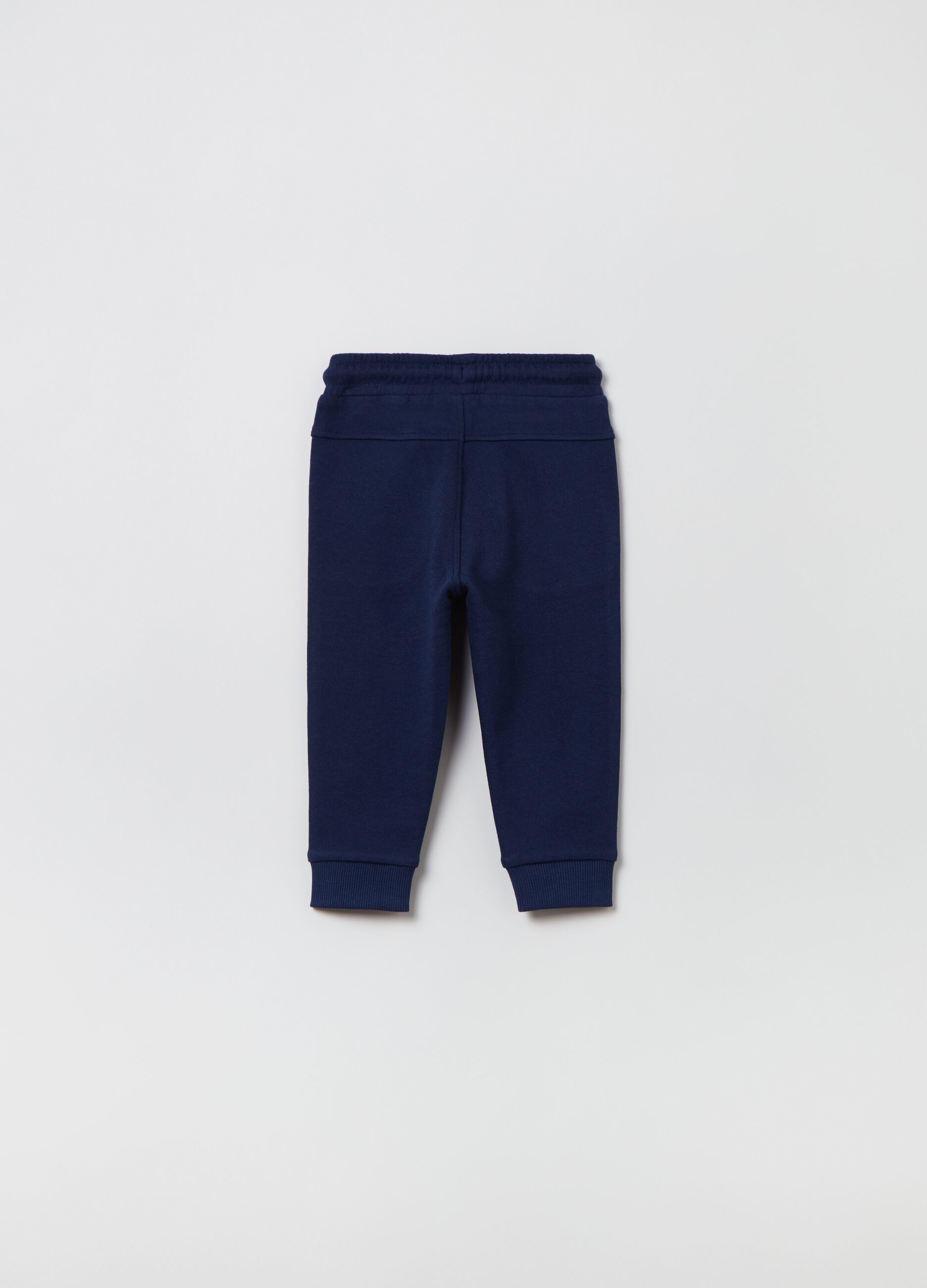 Joggers in felpa con coulisse_1