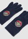 Blue Fleece Kids Super Mario Bros Gloves_1