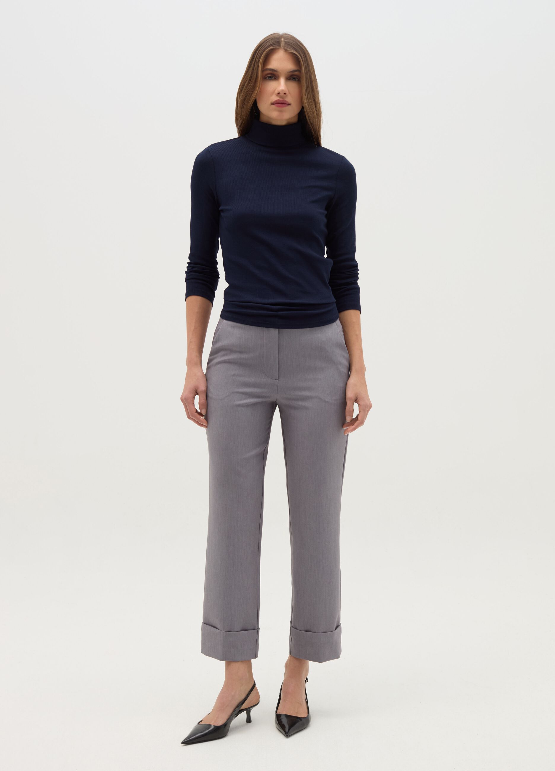 Lupetto in cotone e modal stretch