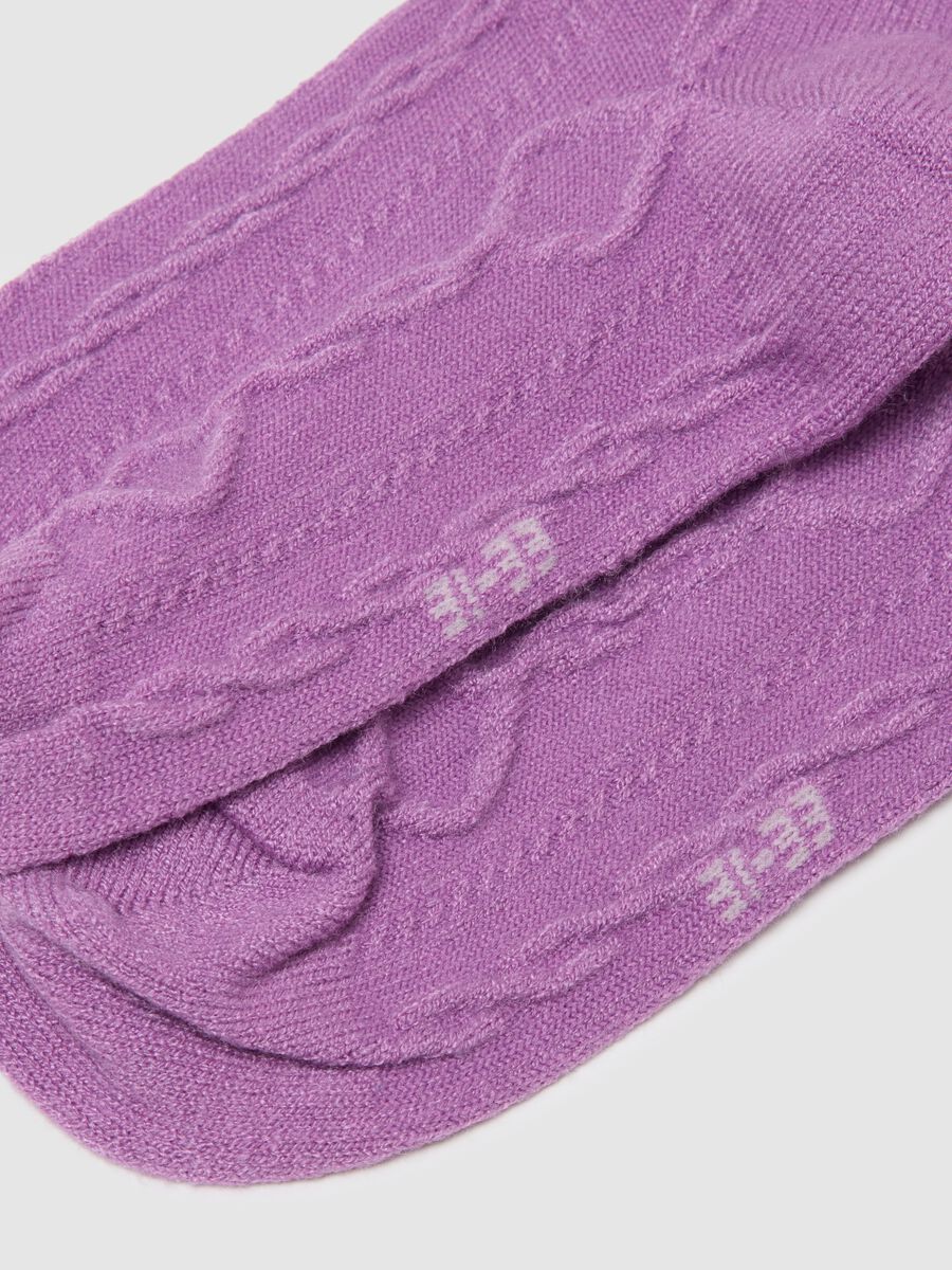 Girl's Cotton Multicolour Knee-High Socks Two-Pack_1