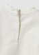 White stretch cotton sweatshirt with embroidered detail for baby girl, regular fit_3