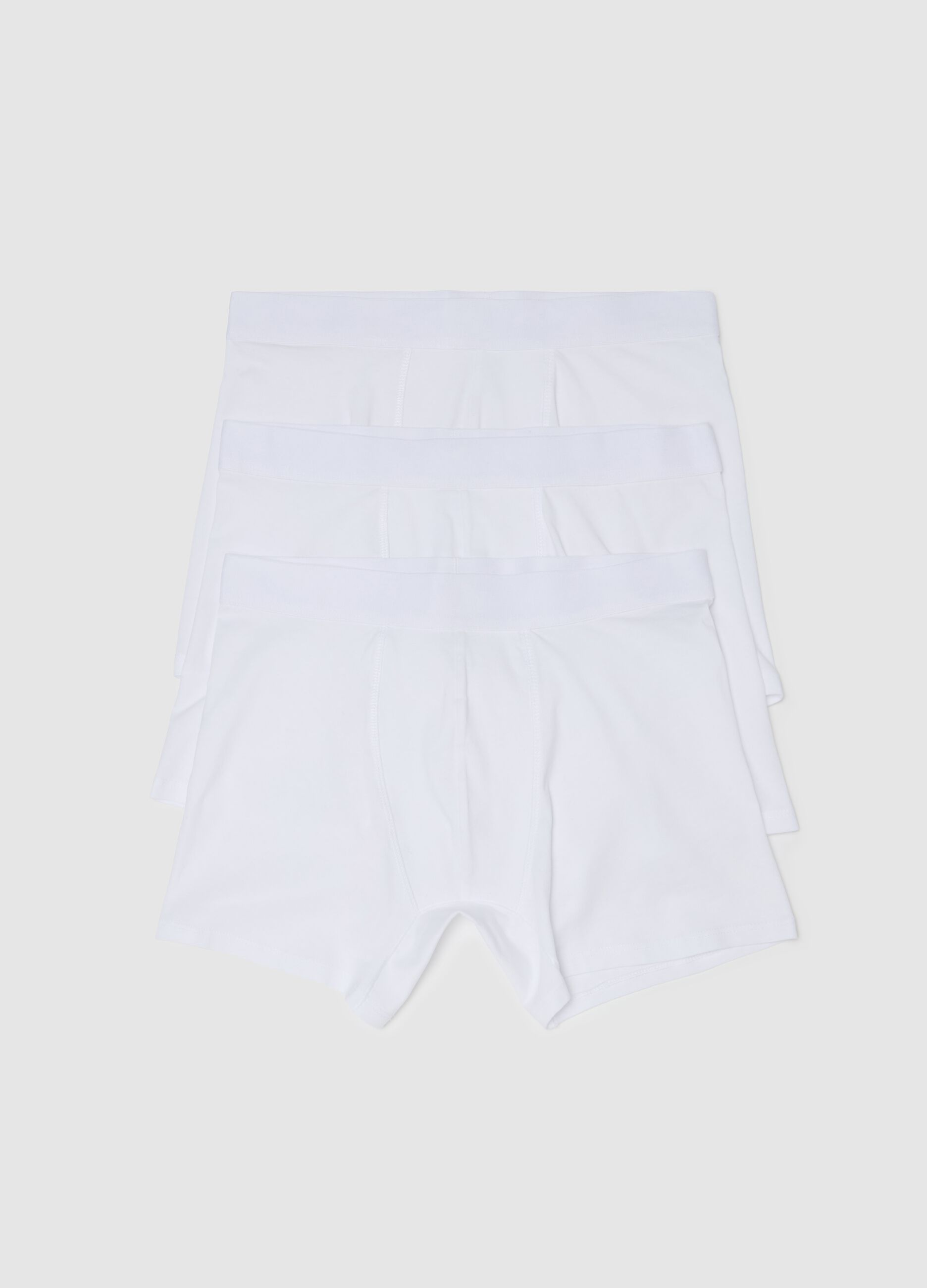 Tripack boxer midi con elastico esterno