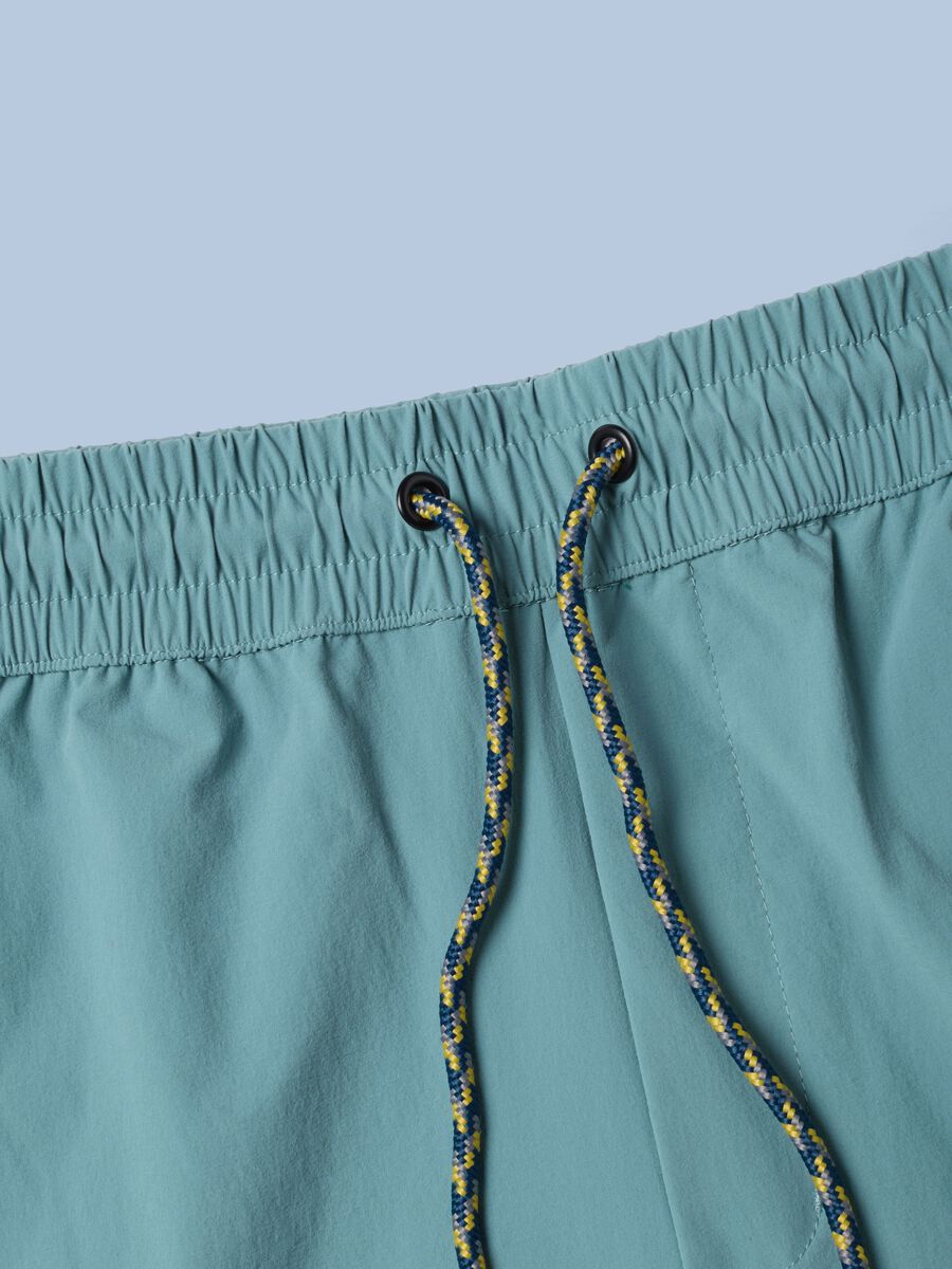 Shorts ALTAVIA SAILING verdi in tessuto elasticizzato_6