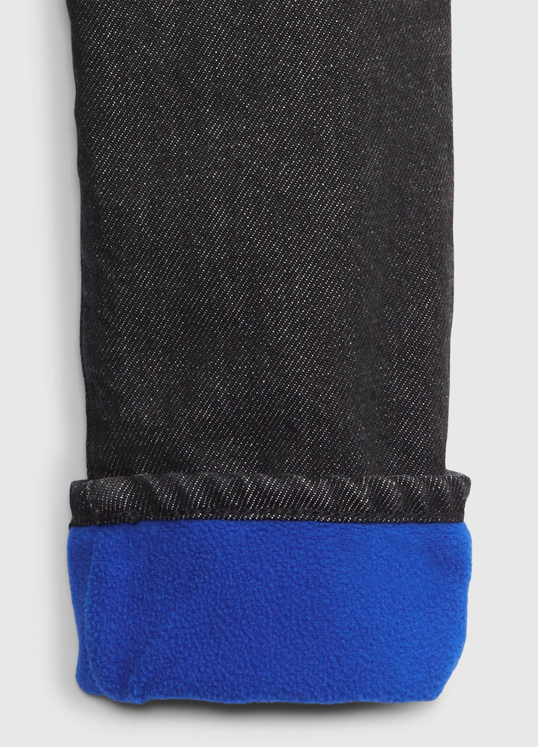 Jeans pull on con coulisse