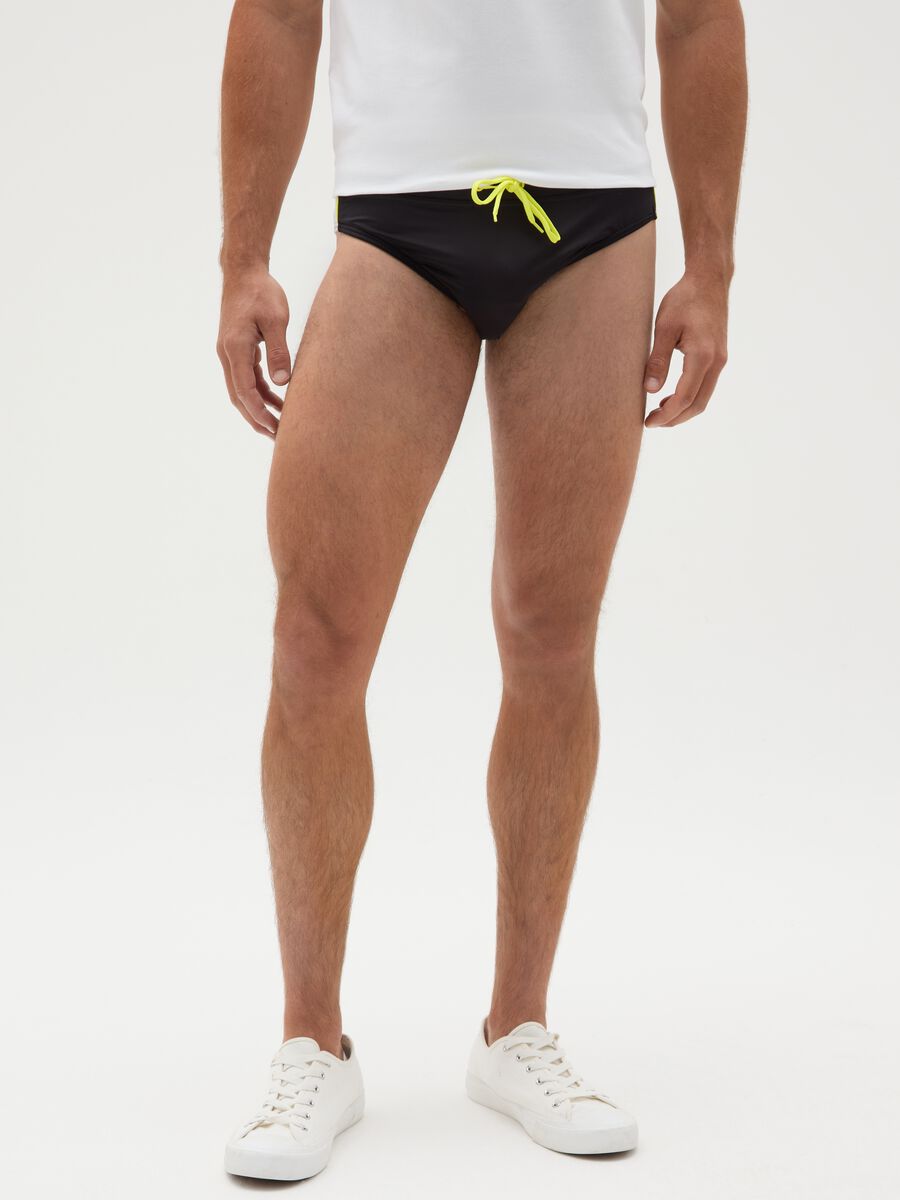 Slip da uomo in tessuto elasticizzato multicolor_1