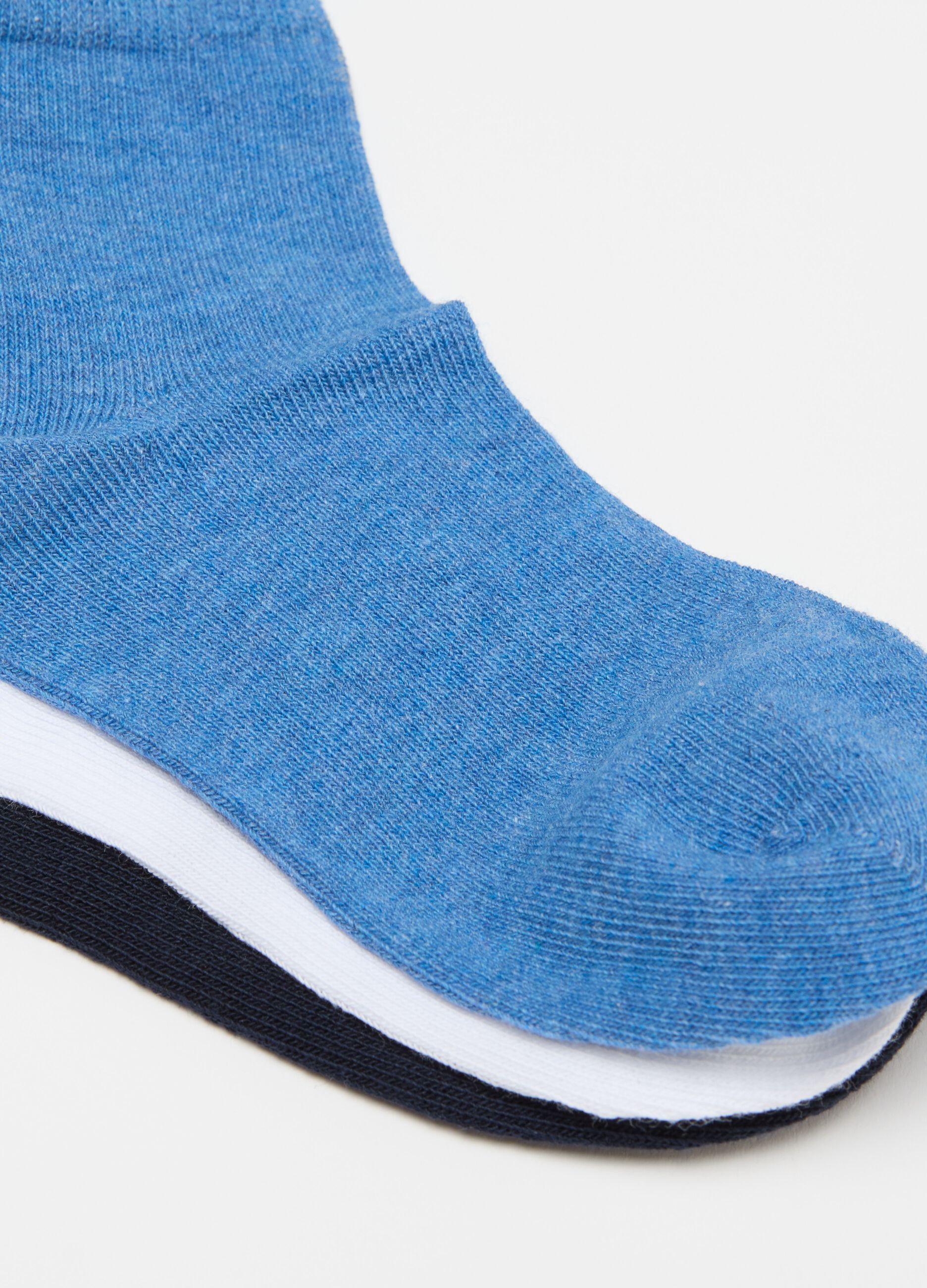 Five-pair pack short stretch socks