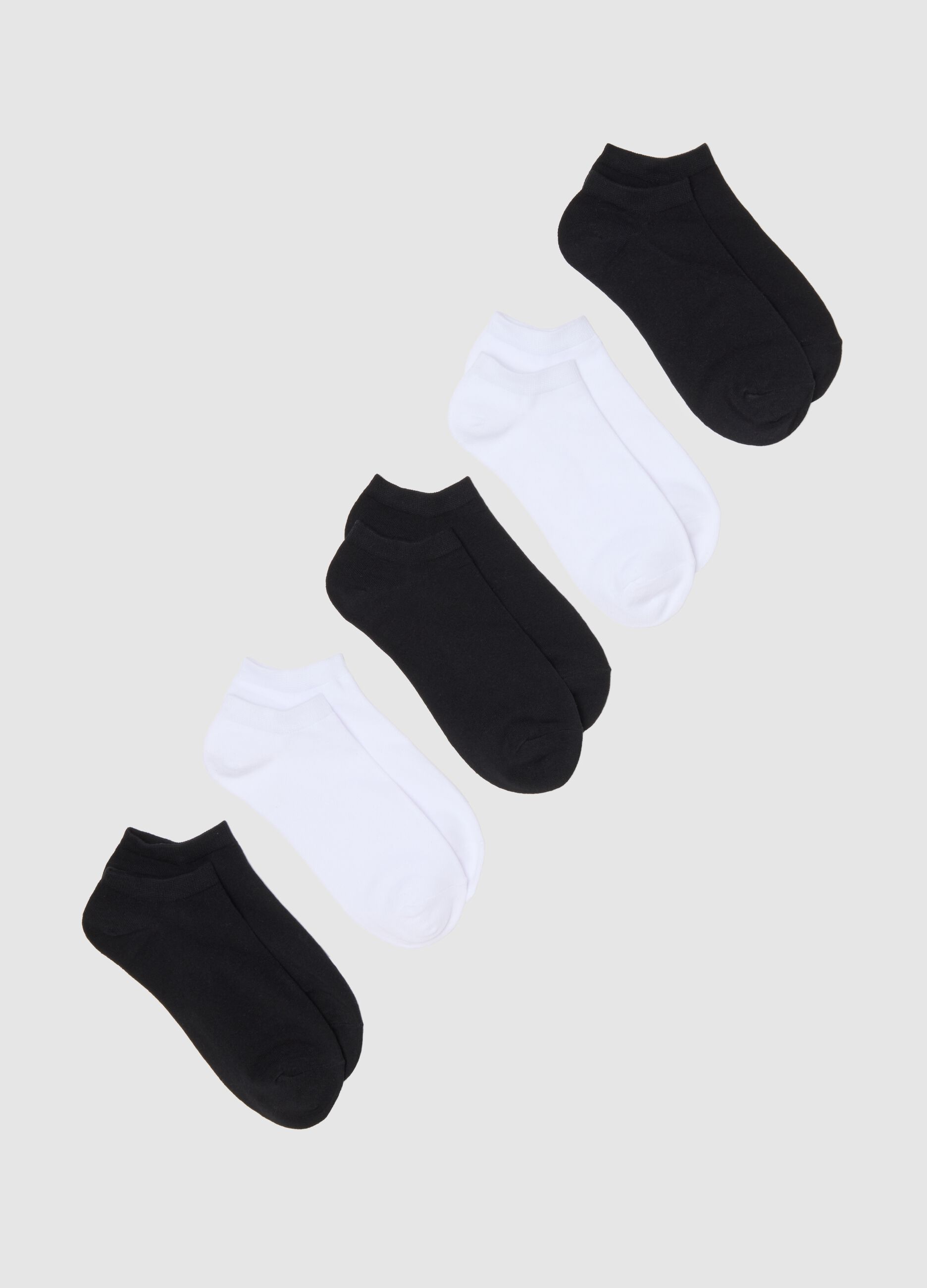 Multipack of Multicoloured Short Cotton Blend Socks in Regular Fit
