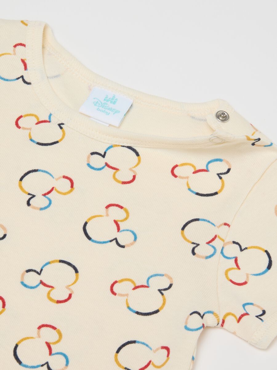 Bipack body beige da neonato in puro cotone con stampe_2