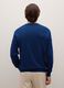 Blue Merino Wool Long Sleeve Jumper_3