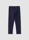 Blue skinny-fit stretch cotton leggings_1