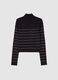 Pullover with striped mock neck_4