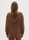 Brown Suede Maternity Shacket_3