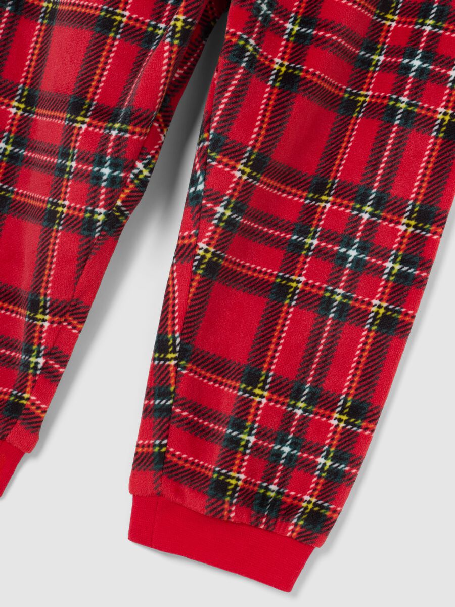 Multicolour Baby Velour Pyjamas with Print_3