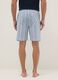 Pure cotton multicoloured striped pyjama shorts regular fit_2