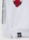 Kids' white pure cotton hoodie regular fit with Chicago Bulls logo_3